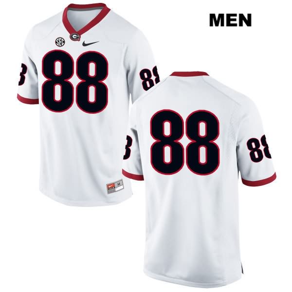 Georgia Bulldogs Men's Jaden Hunter #88 NCAA No Name Authentic White Nike Stitched College Football Jersey EDR6156YG